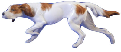 Augarten Porcelain Dog Setter Figurine Figure Porzellan Hund Figur Wien Vienna