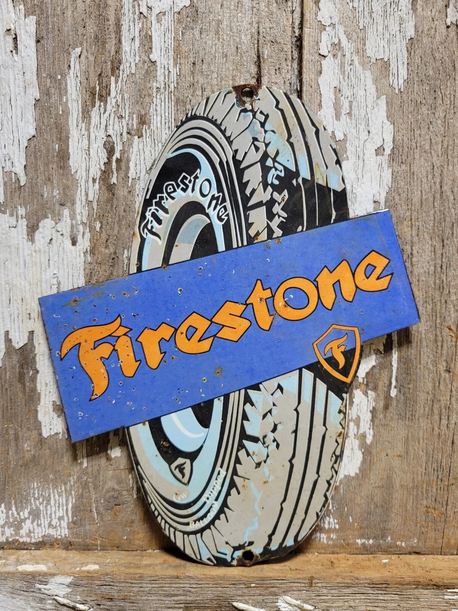 Firestone Tire Sign Indiana Original Advertising Signs (1930-1969