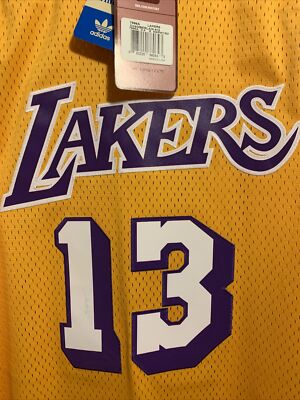 Adidas Hardwood Wilt Chamberlain Lakers Swingman Jersey M Adidas Hardwood Wilt Chamberlain Lakers Swingman Jersey M