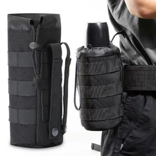 MOLLE Kettle Pouch Holder for Duty Belt Backpack Tactical Water Bottle Holster