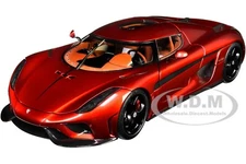 KOENIGSEGG REGERA CANDY RED 1/18 MODEL CAR BY AUTOART 79026