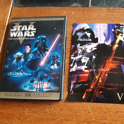 Star Wars The Empire Strikes Back Full Screen DVD Tested /Insert