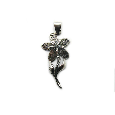 Genuine Stylish Sterling Silver Pendant Solid Hallmarked 925 Flower ...