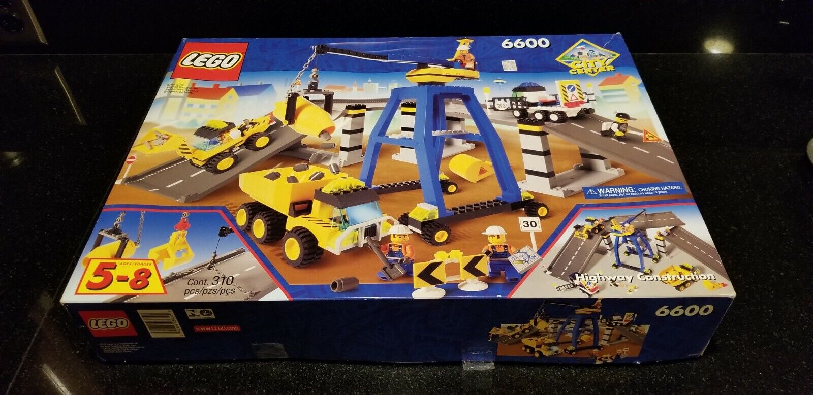 Vintage LEGO City Highway Construction Set 6600 - Complete 