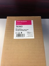 Genuine Epson T6363 700ML VIVID Magenta Ink Cartridge 9900, WT7900 9/2020 Sealed