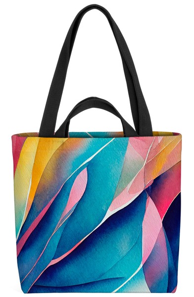 Modern Farbverlauf Wasserfarben Tasche Muster Retro Vintage Verlauf Gemustert B-image