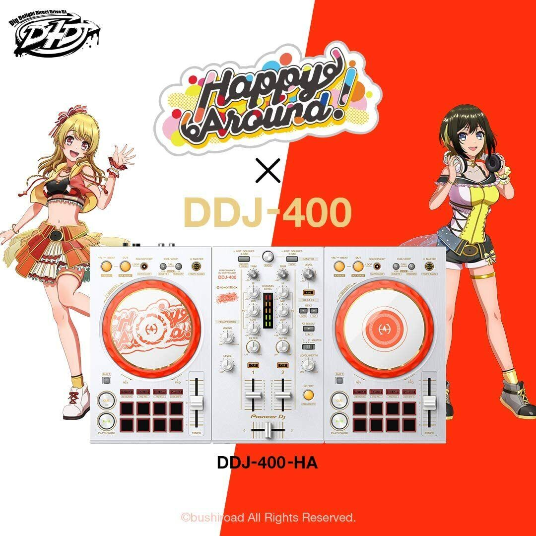 Pioneer DJ DJ Controller DDJ-400-HA D4DJ Collaboration Model or