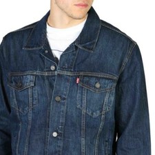 Levi's Men's Original Trucker Jacket Stretch Blue Medium 72334-0322 2087 