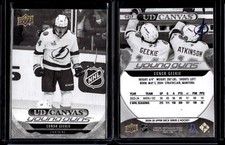 2024-25 Upper Deck Series 2 Young Guns Canvas Black & White Conor Geekie