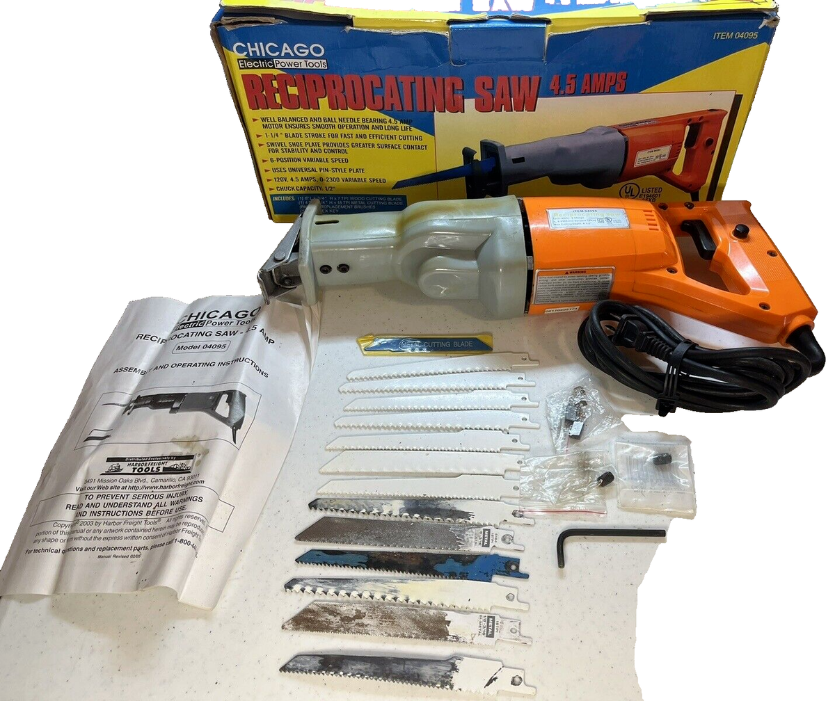 Harbor Freight Sawzall Electric Sawzall Chicago Electric