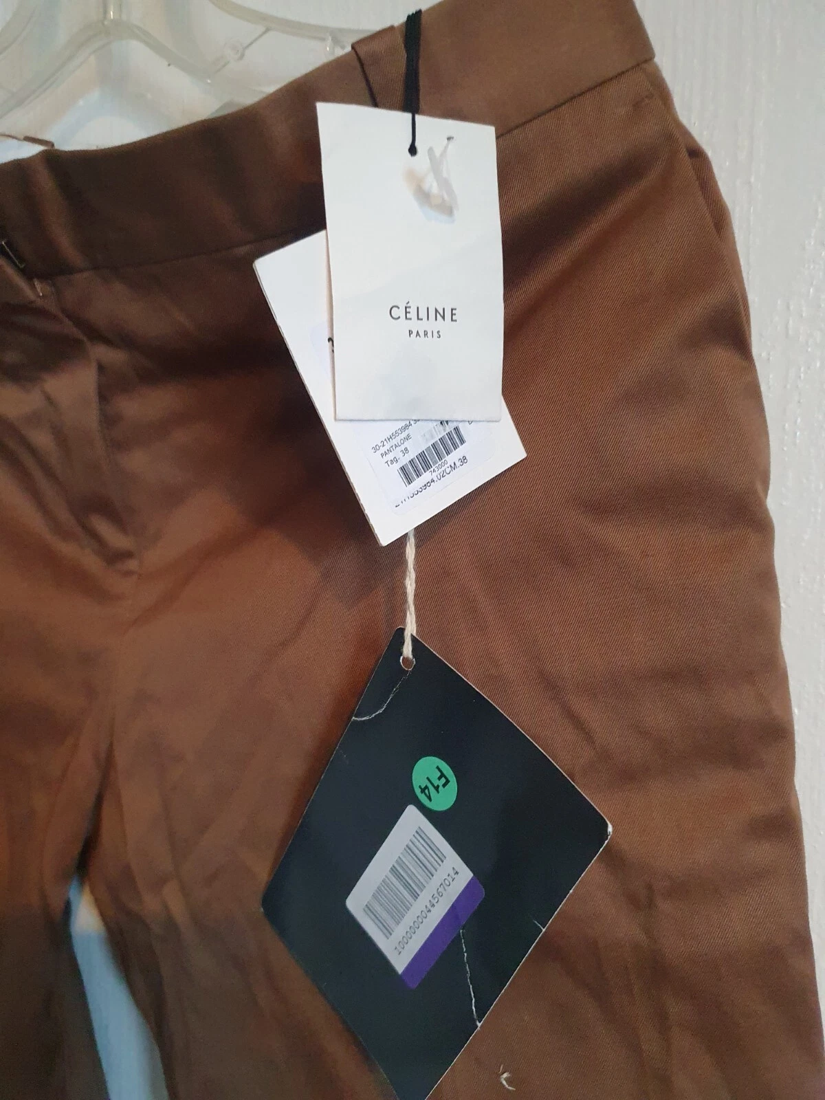 Pantalone donna Celine Patolone marrone