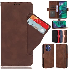 For Moto G Stylus 5G (2025), Separable Card Slot Leather Wallet Stand Case Cover