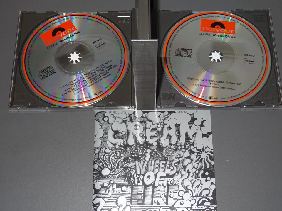 CREAM - WHEELS OF FIRE / POLYDOR WEST-GERMANY 2-CD-BOX-SET (EX) - Bild 2 von 2