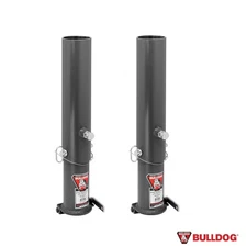 Bulldog 2x 25K GN24 Round Gooseneck Trailer Coupler 2-5/16" Cable Release New