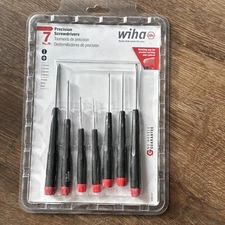 Wiha 26197: 7 Piece Precision Slotted and Phillips Screwdriver Set