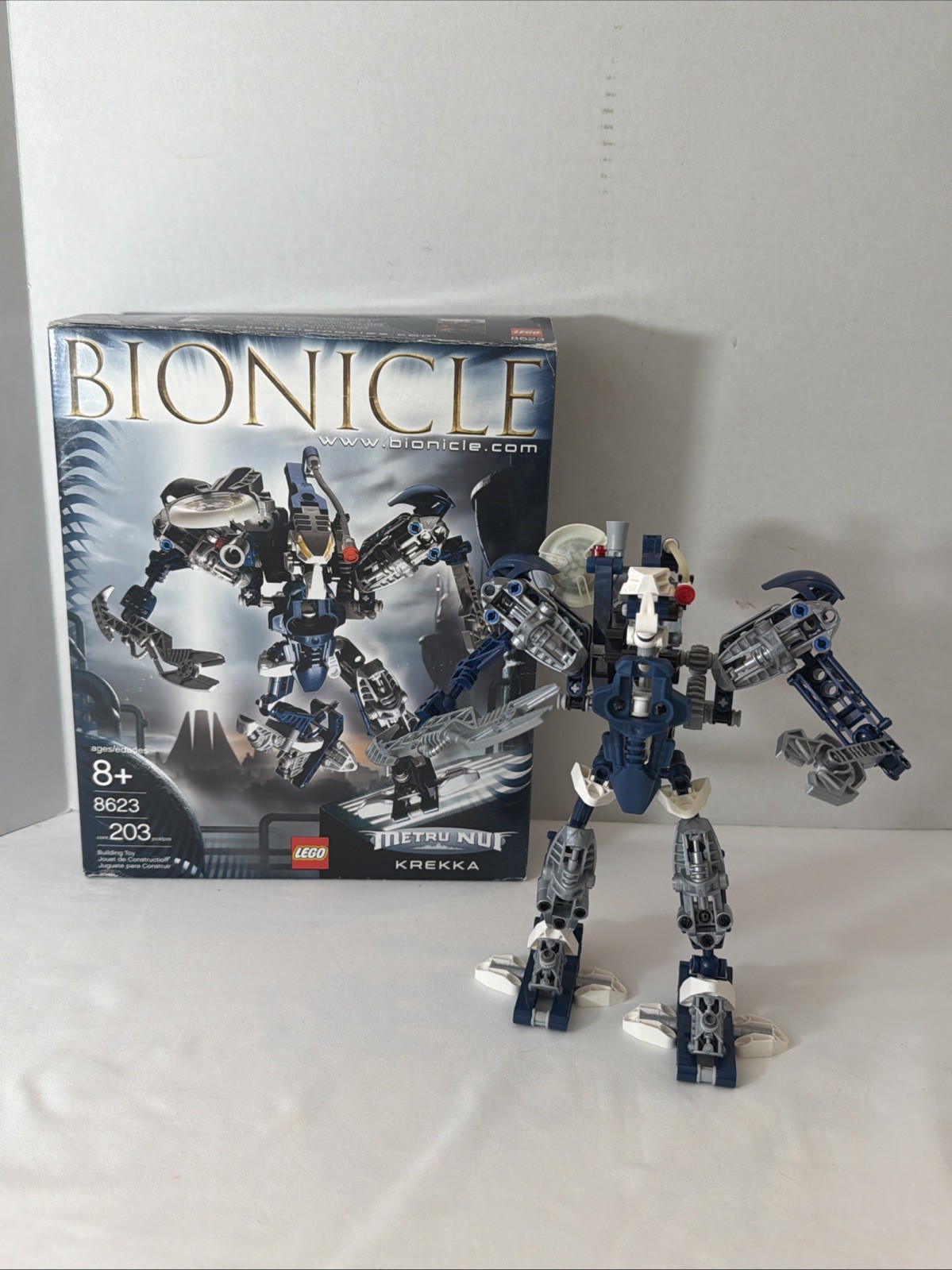 LEGO Bionicle: Titans - Krekka - Set #8623 - 100% Complete W/ Box - No Manual