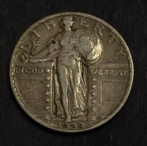 1928 Standing Liberty Quarter XF    Lot 3556