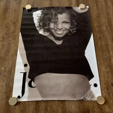 Vintage 1993 Original Janet Jackson Promo Poster “janet.” Album Virgin Records
