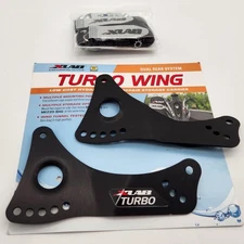 XLAB Turbo Wing Water Bottle Cage Mount for Bicycle - Black OPEN PACKAGE