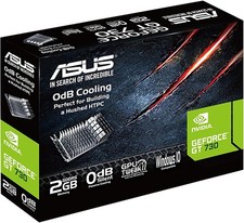 ASUS GeForce GT 730 2GB GDDR5 Low Profile Graphics Card for Silent HTPC Builds