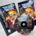 Twisted Metal (Sony PlayStation 1, PS1, 1995) Complete CIB Long Box in Protector