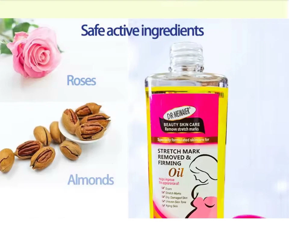 Dr Menaier Stretch Mark Oil Vit.E Skin Firming 💯 Active. 1 Pc. 200ml USA Stock - Image 4 of 4