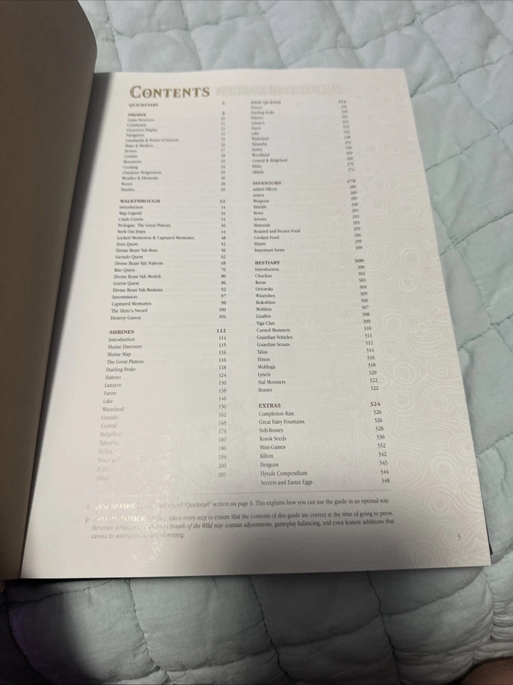 Legend of Zelda: Breath of the Wild Official Guide Collector's Edition Hardcover - Image 4 of 4