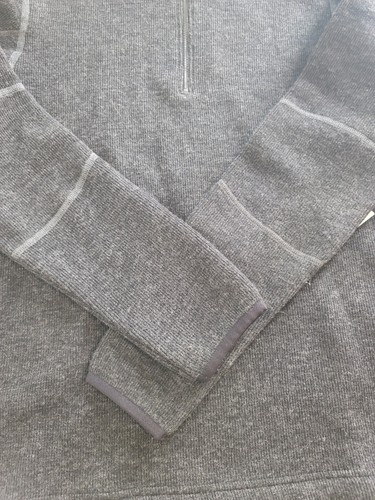Kuhl Thor 1/4 Zip Sweater Pullover Men's S Gotham Black Thermokore Fleece Jacket - 第 4/13 張圖片