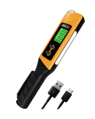 #ad 2 in 1 Digital Tire Pressure Gauge with Magnetic LED Work Light USB Recharge... $26.23