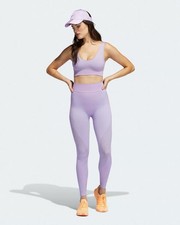 Adidas Ivy Park Purple Sports Bra Womens Size Medium Purple Knit Scoop - NWT 