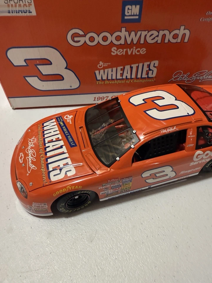 RARO* Dale Earnhardt #3 Wheaties 1997 1/18 Revell Nascar Diecast Foto 4 de 4