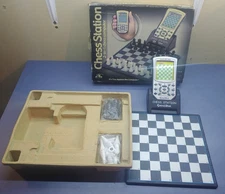 Excalibur Electronic Chess Station 2 in 1 Game Magnetic Board - Model # 975