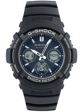 Casio G-Shock 5230 Model AWG-M100A in Blue/Black for sale online
