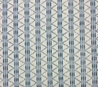 LEE JOFA MAKASSAR BLUE GEOMETRIC STRIPE EXCLUSIVE LINEN FABRIC BY YARD 54"W