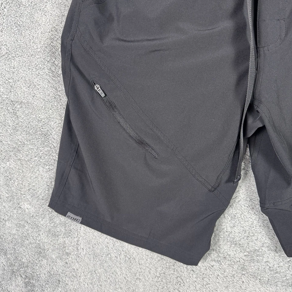 Zoic Shorts Mens Large Ether 11" MTB Cycling Mountain Bike Pad Lined Stretch - Image 2 of 4
