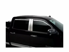 Putco Deflectors Fits Chevy/ GMC 14-19 Double Cab Set/4 In Channel Chrome