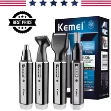 Kemei-Km6630, 4 in 1 Beard Trimmer, Ear, Eyebrow, Nose Hair Trimmer Rechargeable