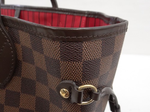 Borsa a tracolla Louis Vuitton Damier Ebene Neverfull MM Spagna 43220108400 2 - Foto 11 di 24