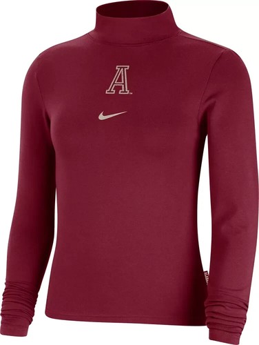 Nike Women's Alabama Crimson Tide Crimson Mock Turtleneck NEW Size M - 第 1/1 張圖片