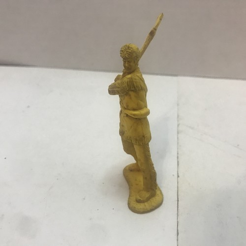 VINTAGE 1950S DAVY CROCKETT, INDIAN PLAYSET FIGURES DANIEL BOONE FRONTIERSMAN 3” - Picture 2 of 4