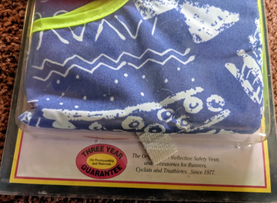 Vintage Jogalite Nite Silhouette Vest Cross Training Mens Cut USA Made NEW - Image 3 of 4