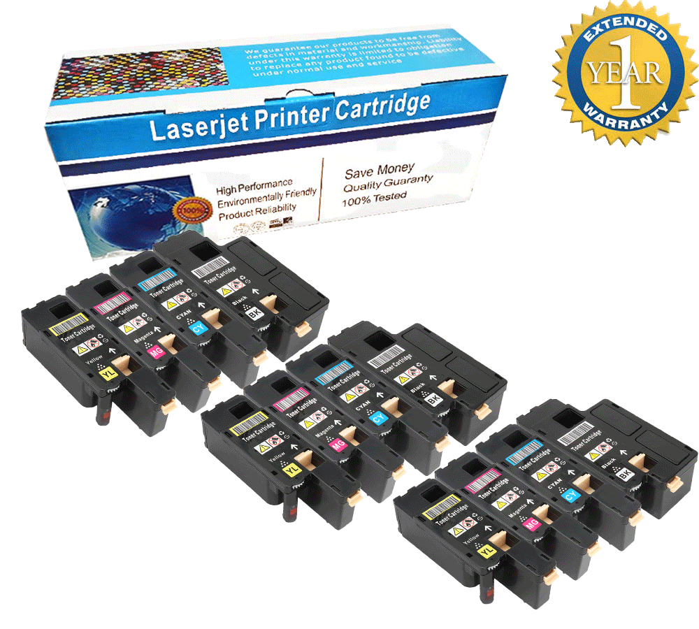 Ricambi Toner 331-0777 331-0778 Set 4 Toner Colori Per Stampante Laser Dell 1250/1350/1355 - Nero, Ciano, Magenta, Giallo, Compatibili Toner Generici Per Stampa A Colori - Foto 8
