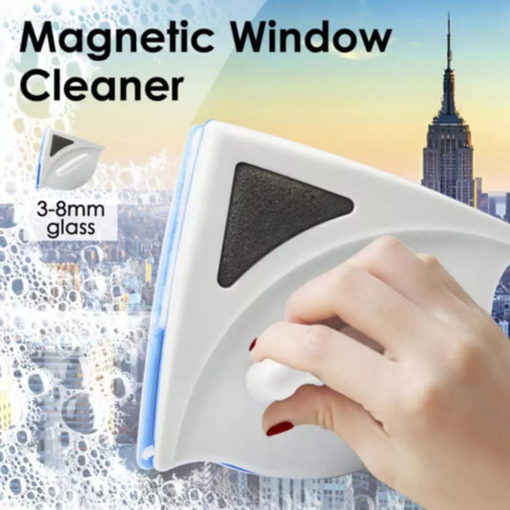 Double sided magnetic window cleaner ABS 3-8MM suitable for single