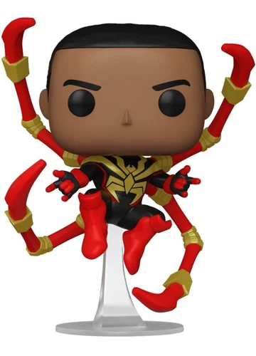 Miles Morales Iron Spider Funko Pop! Marvel CHASE Vinyl Figure #1448 w/PROTECTOR