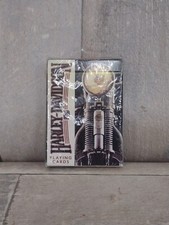Vtg Harley Davidson USA Factory Sealed Playing Cards U.S.Playing Card Cool