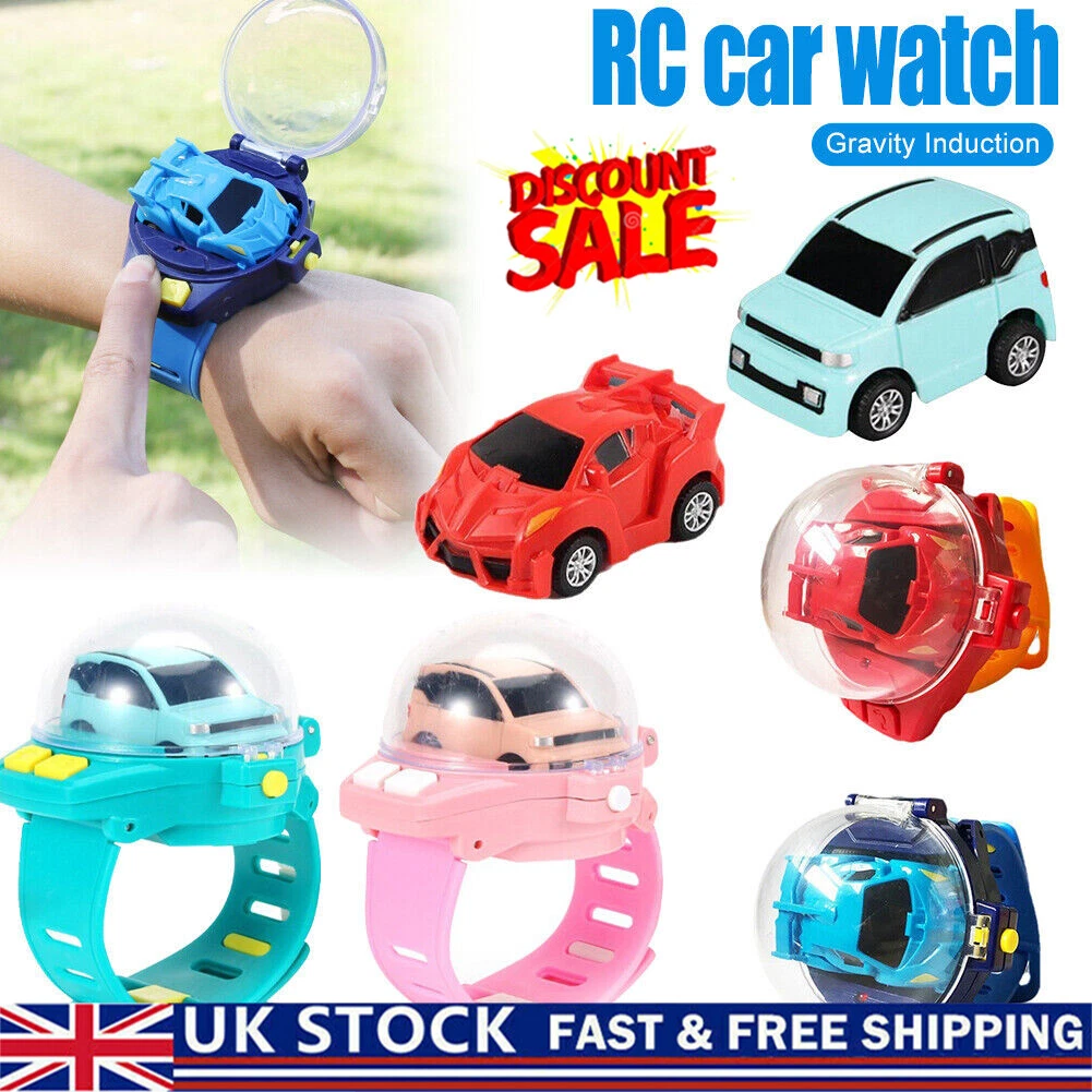 Mini Cute Remote Control Car Watch Toy Electric Car Toddler Christmas Gift NEW