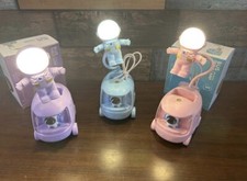 Cute Purple Desk Lamp for Kids, Rechargeable Small Lamps