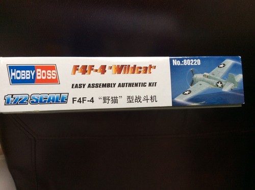 1/72 HOBBYBOSS GRUMMAN F4F-4 WILDCAT MODEL KIT # 80220 (O) - Picture 3 of 4