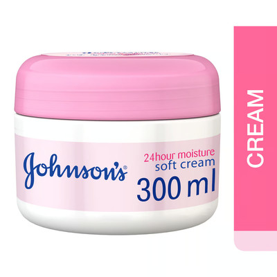 Johnsons 24 Hour Moisture Soft Cream For Moisturization & Nourishment 300ml
