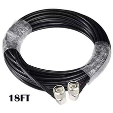 18FT 90° Ag Leader Antenna Cables For Trimble GPS EZ-guide FMX TNC Male to Male